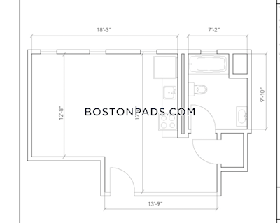 Allston 0 Bed 1 Bath BOSTON Boston - $2,300 No Fee